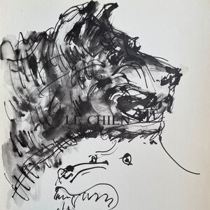 Pablo Picasso - Original Lithograph - En marge du Buffon 1957, Original Lithograph,Limited Edition Print