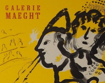 Marc Chagall - Litografía original 1959