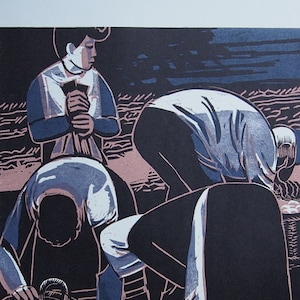Heinz Frederich - Original Limited Edition Woodcut impression