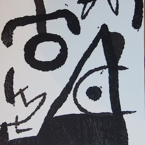 JOAN MIRÓ - Original Holzschnitt 1979