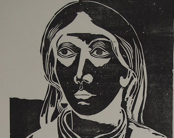 Josef Scharl - Original Limited Edition Woodcut Poster 1971