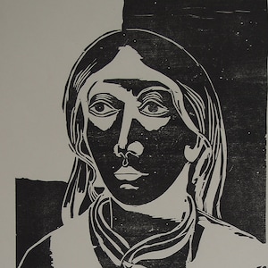Josef Scharl - Original Limited Edition Woodcut Poster 1971