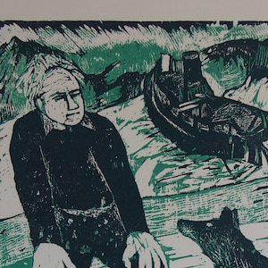 Eateban Fekete - Original Limited Edition Woodcut Print