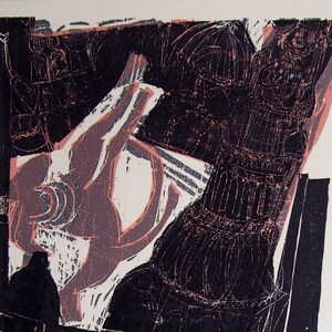Heinz Dress - Original Limited Edition Woodcut print