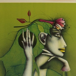 Paul Wunderlich - Litografia assinada à mão