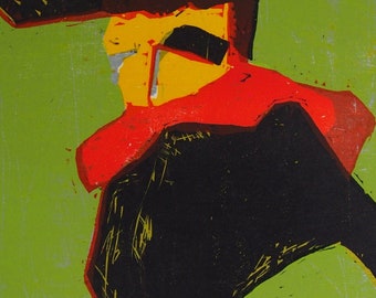 Peter Zaumseil - Original Limited Edition Woodcut print