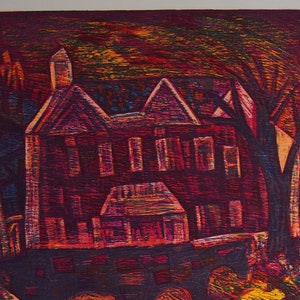 Eateban Fekete - Original Limited Edition Woodcut Print