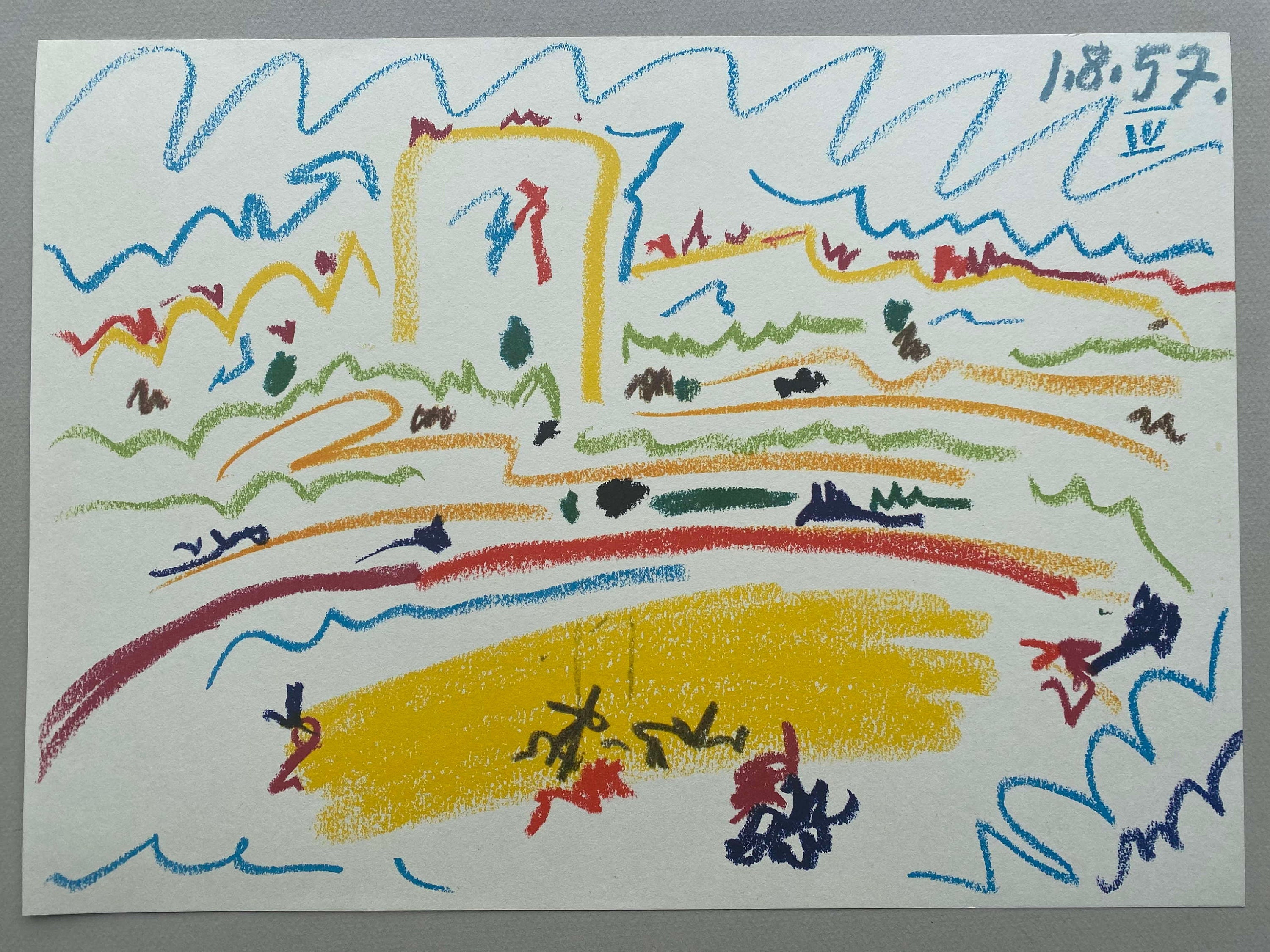 パブロ・ピカソ - オリジナル リトグラフ 1961 - トロ Y トロス - Etsy