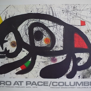 Joan Miró 1976 Original Artist Poster