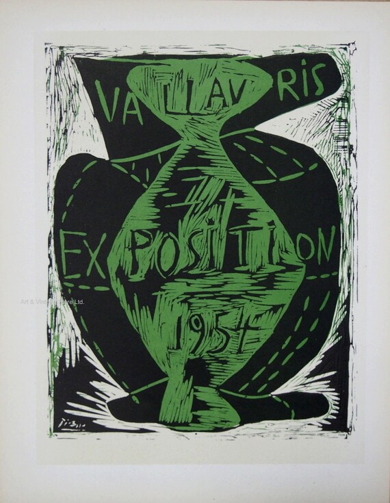 パブロ・ピカソ リソグラフ AFFICHES ORIGINALES 1859年