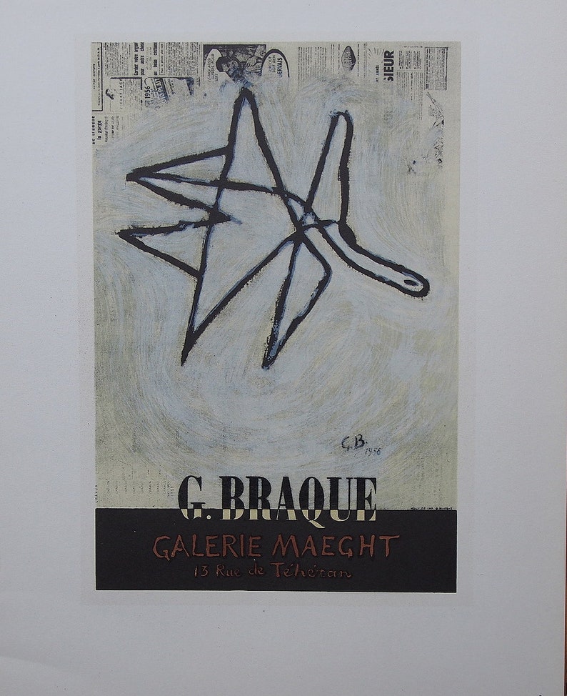 Georges Braque \u2013 Original Lithograph 1959