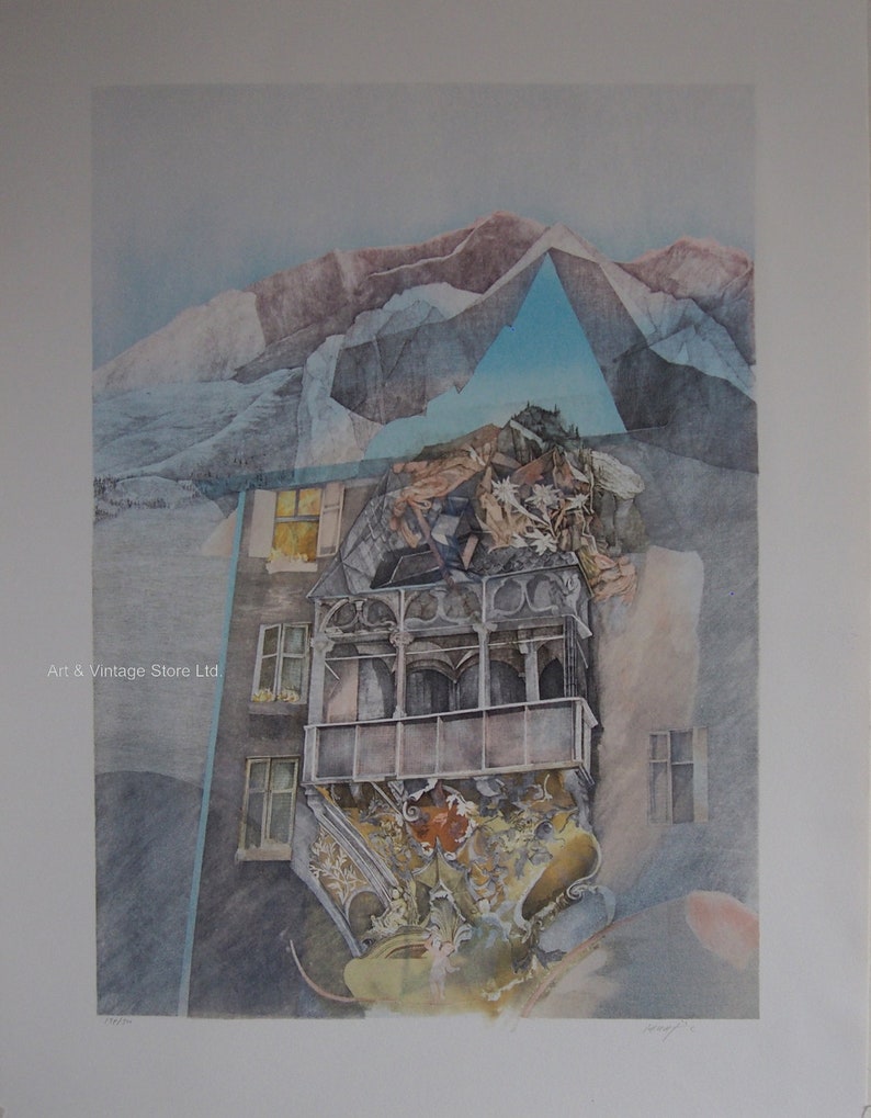 Hand Signed Lithograph Anton Krajnc