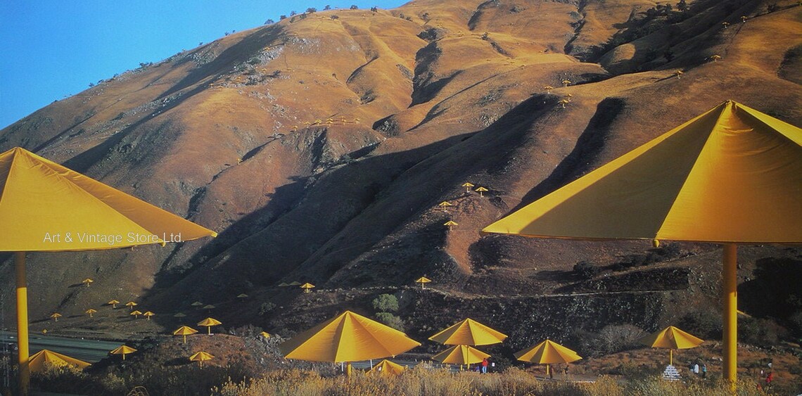 Christo Umbrella Project 1991 Etsy