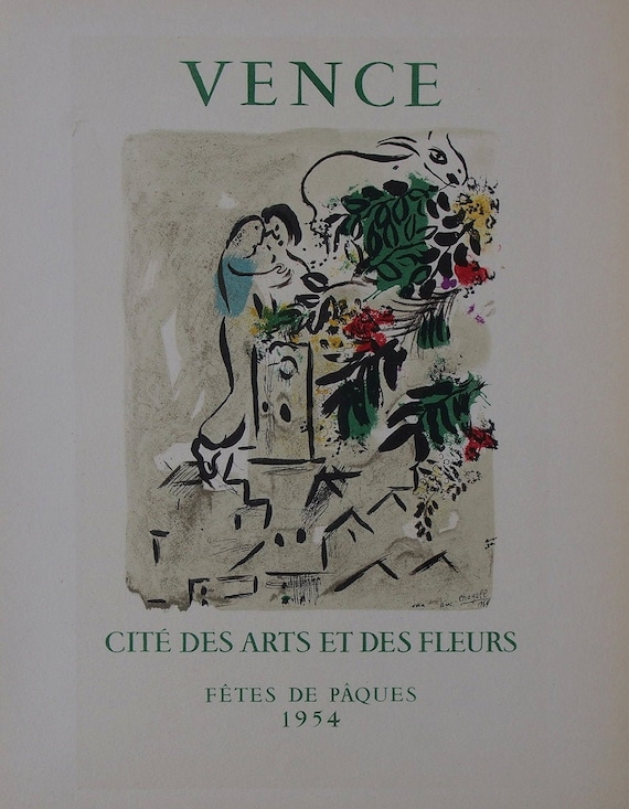 Vintage 1954 Raoul Dufy Vintage 1954 Raoul Dufy