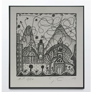 Corneels-Haas - Handsignte Lithographie