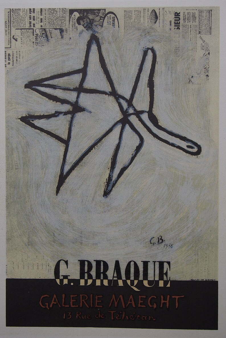 Georges Braque \u2013 Original Lithograph 1959