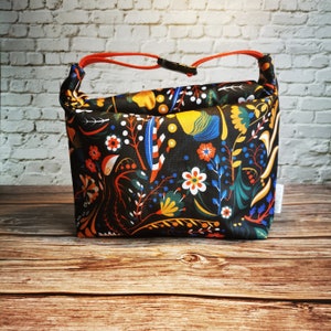 Waschbare isolierte Lunchbag für Damen – Stylische Brottasche – Nachhaltige Kühl-Tasche – Zero Waste Geschenkidee