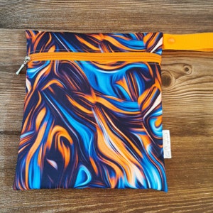 Colorful wet bag for swimsuit or beach bag