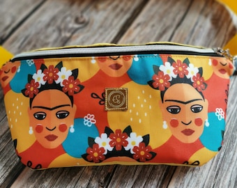 Frida belt bags for women, large belt bag, water repellent belt bag, colorful hip bag, lady's belt bag, vegan belt bag, READY TO SHIP