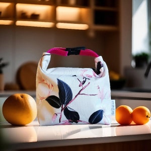 Magnolia Insulated Lunch Bag - Stylish Floral Lunch Accessories