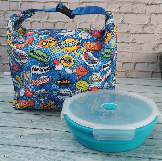 Large Lunch Bag for School, Sandwich Bag for Boy, Storage Bag