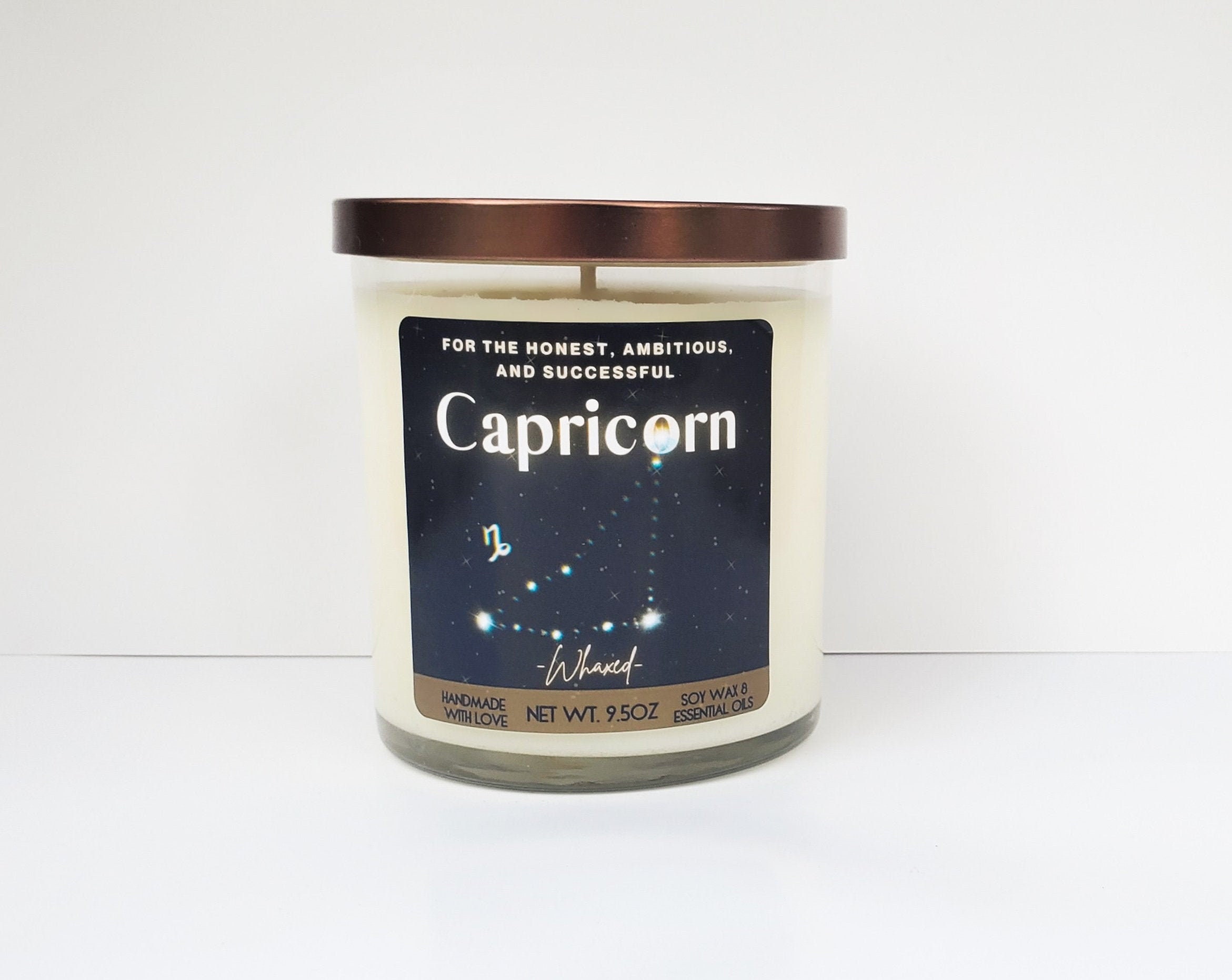 Capricorn Candle Zodiac Edition Handmade Aromatherapy Etsy