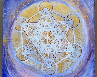 Metatron's Cube Original Painting