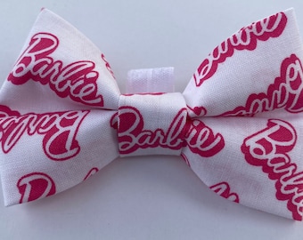 Barbie 4” dog bow tie