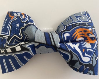University of Memphis 4” dog bow tie