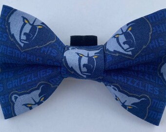 Memphis Grizzlies 4” dog bow tie