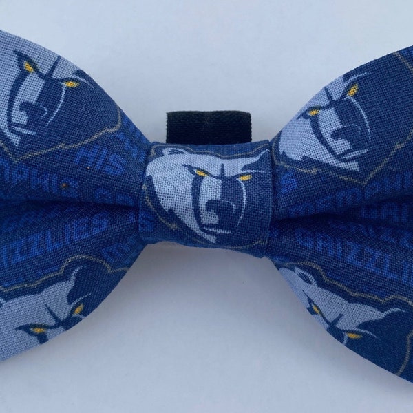 Memphis Grizzlies 4” dog bow tie