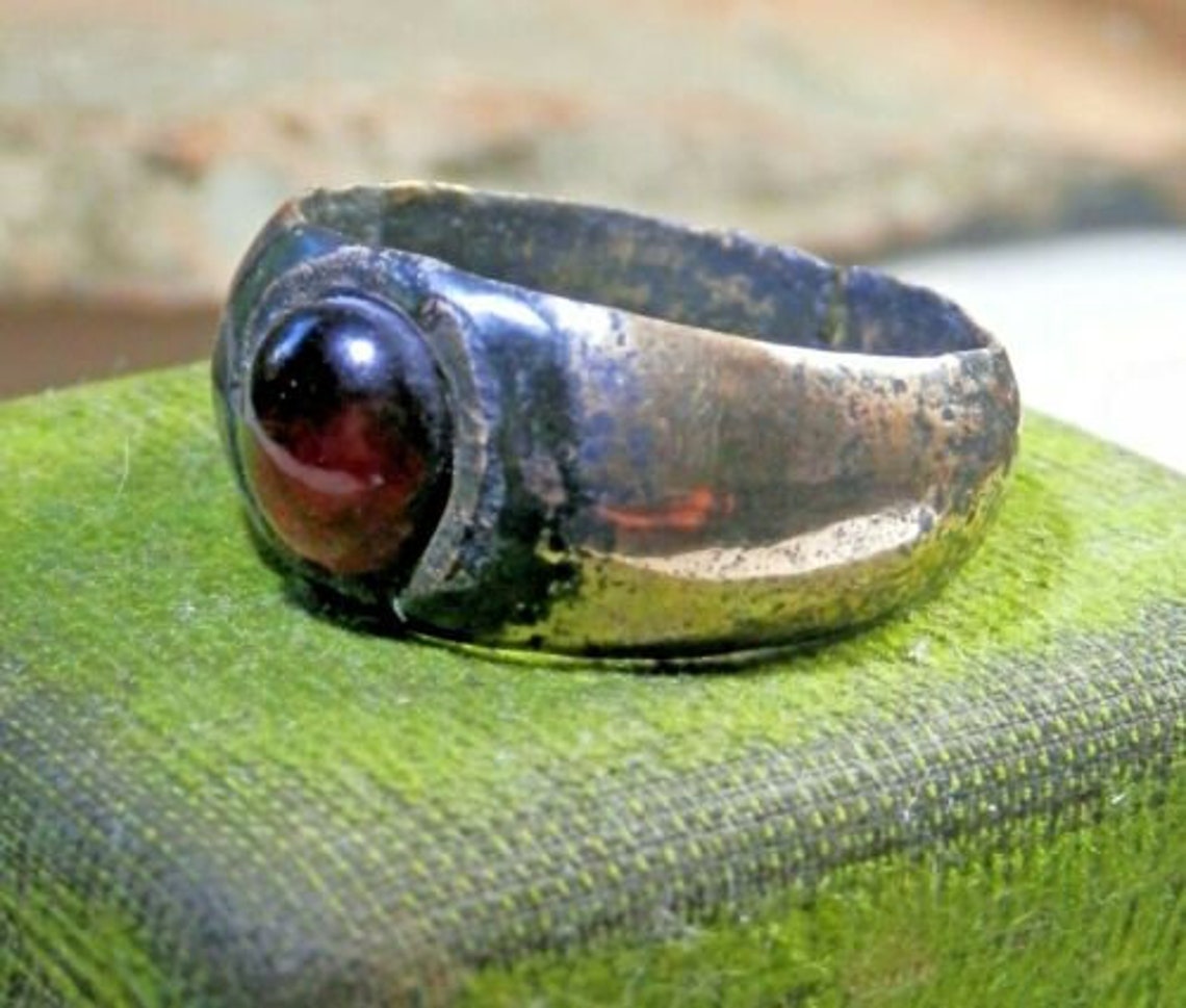 Extremely Rare English Norman / Gold Gilt Ring Etsy