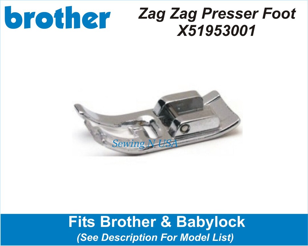 Brother Zig Zag Foot J X51953001 Fits Brother Babylock & Etsy