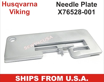 Husqvarna VIKING Needle Plate X76528-001 Fits VIKING Serger Models