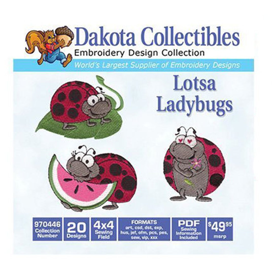 Dakota Collectables Embroidery Design CD 970446 