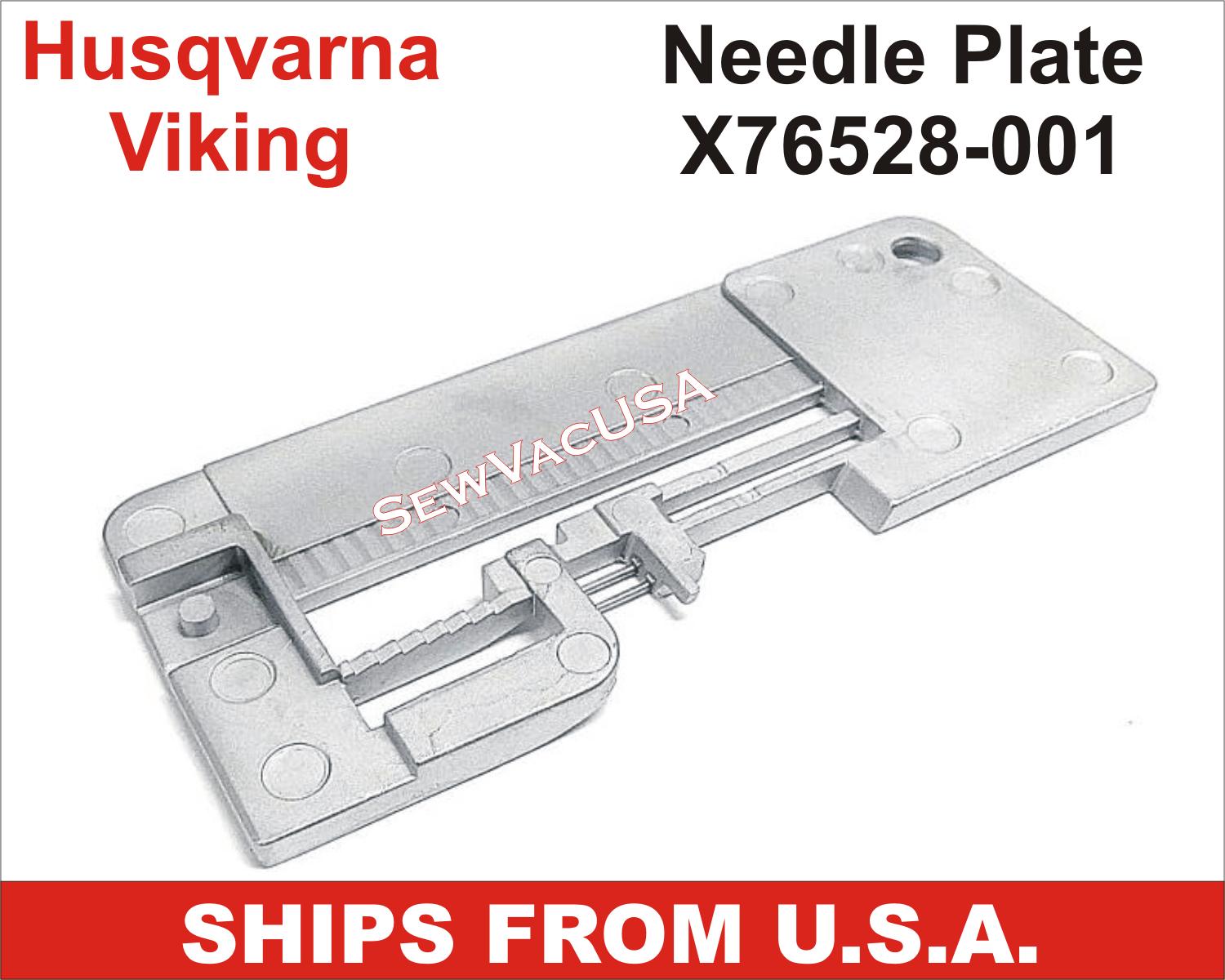 Husqvarna VIKING Needle Plate X76528-001 Fits VIKING Serger Models
