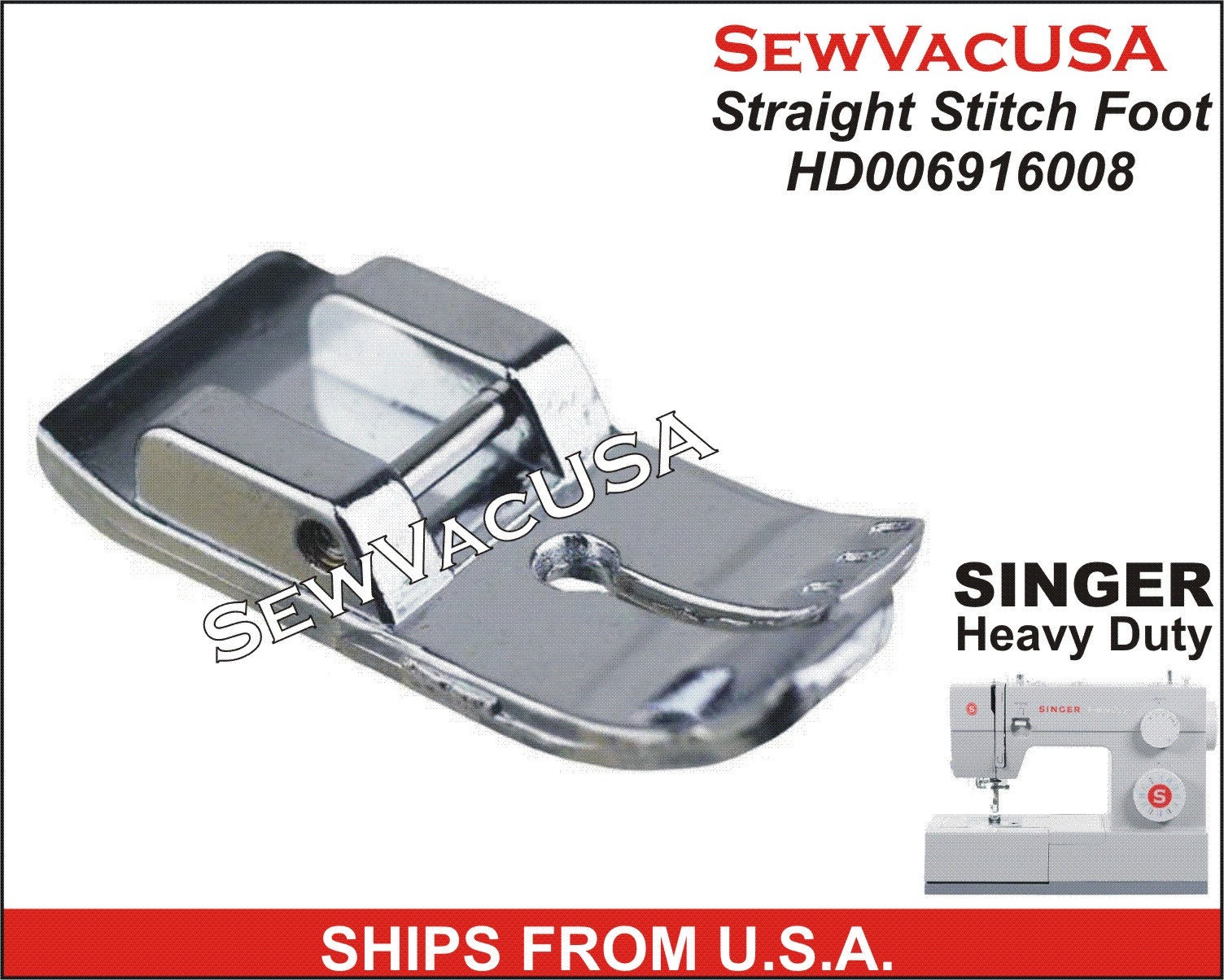 Singer Heavy Duty Compatible Straight Stitch Foot Fits All Etsy