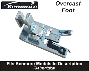 KENMORE Low Shank Overcasting Foot Fits All Low Shank Machines Including Singer, Brother, Janome, Necchi & More Models In Description