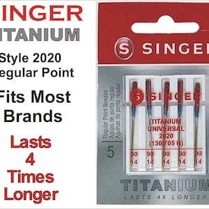 Singer Heavy Duty Needles 5 Ct., Size 110, Sewing, Household