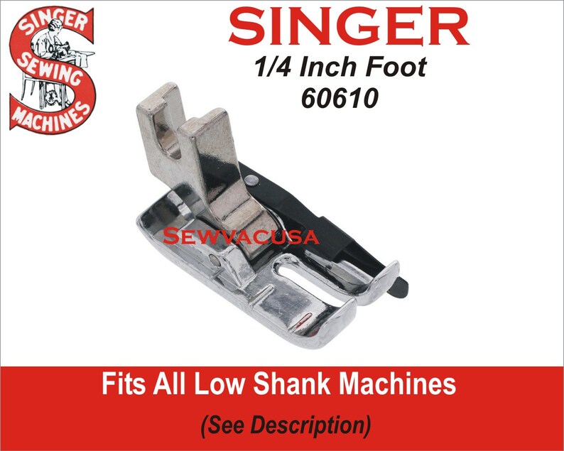 Low Shank 1/4 Inch Quilting Foot 60610 Fits Models in Etsy