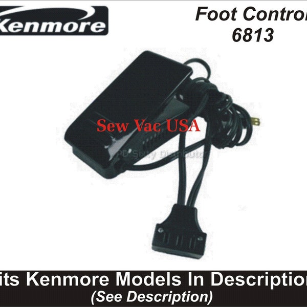Kenmore Foot Control Complete 6813 Fits Most 158 Flat Bed Machines See Description