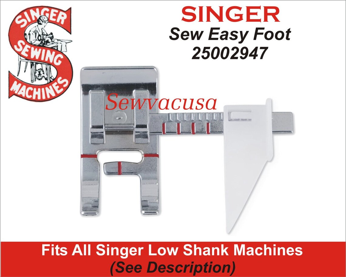 Genuine Singer Sew Easy Foot Adjustable Guide Foot 25002947 Etsy