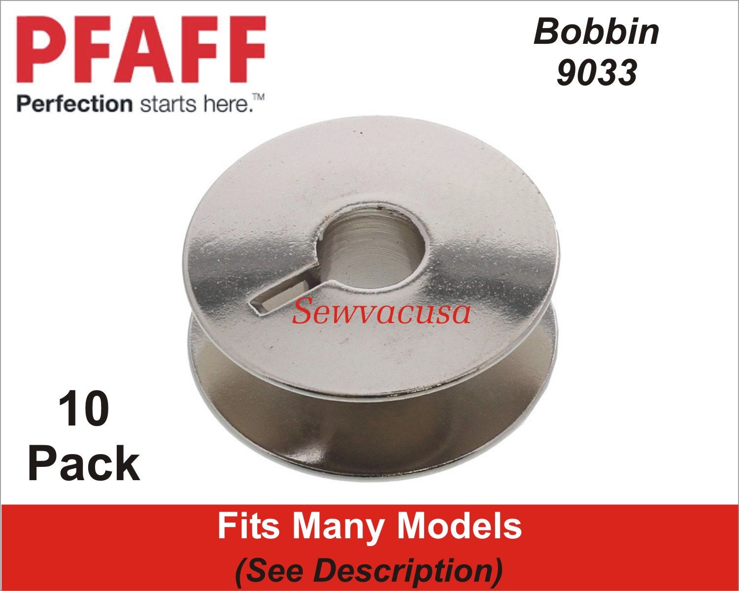 20 Pfaff Bobbins 9033NS for Models 90 - 7570 & 9063 Models listed