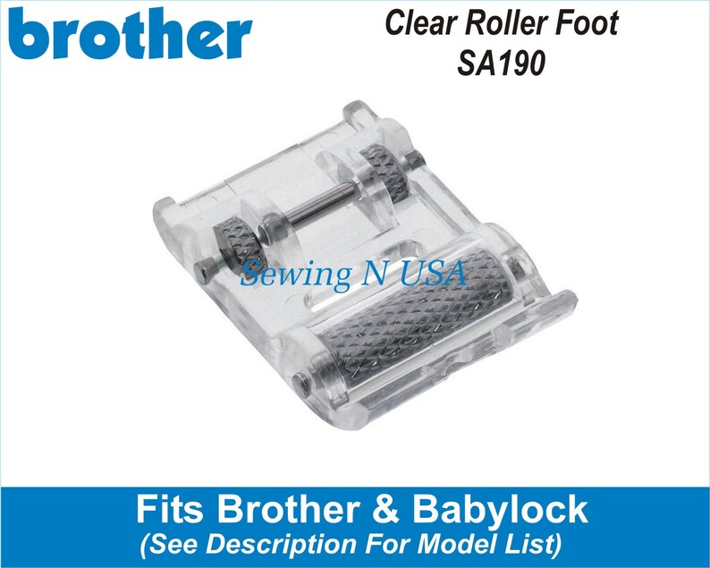 Brother Roller Foot SA190 Fits Models in Description & More Etsy