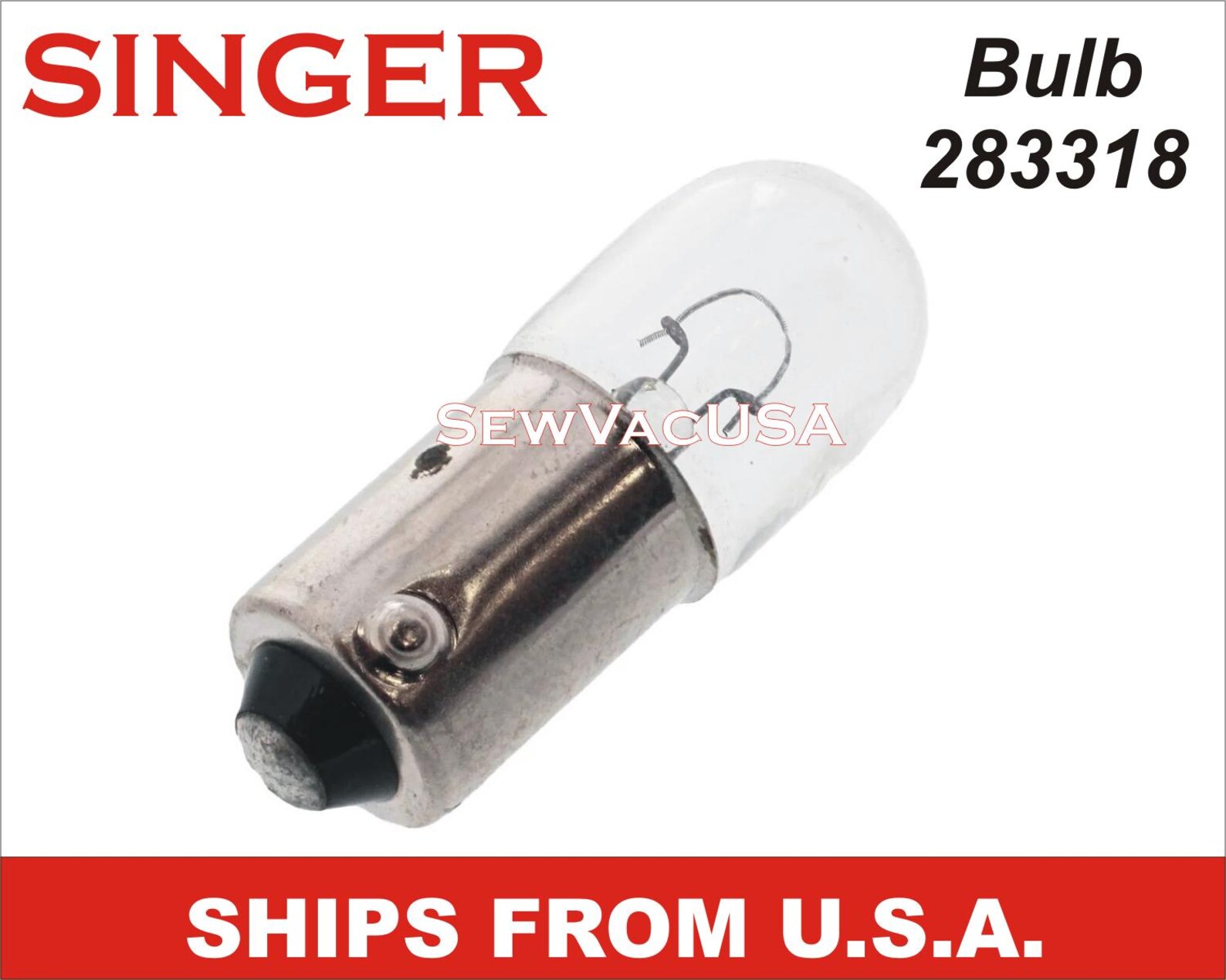 SINGER Light Bulb 283318 Fits SINGER, Pfaff & More See Description - Etsy