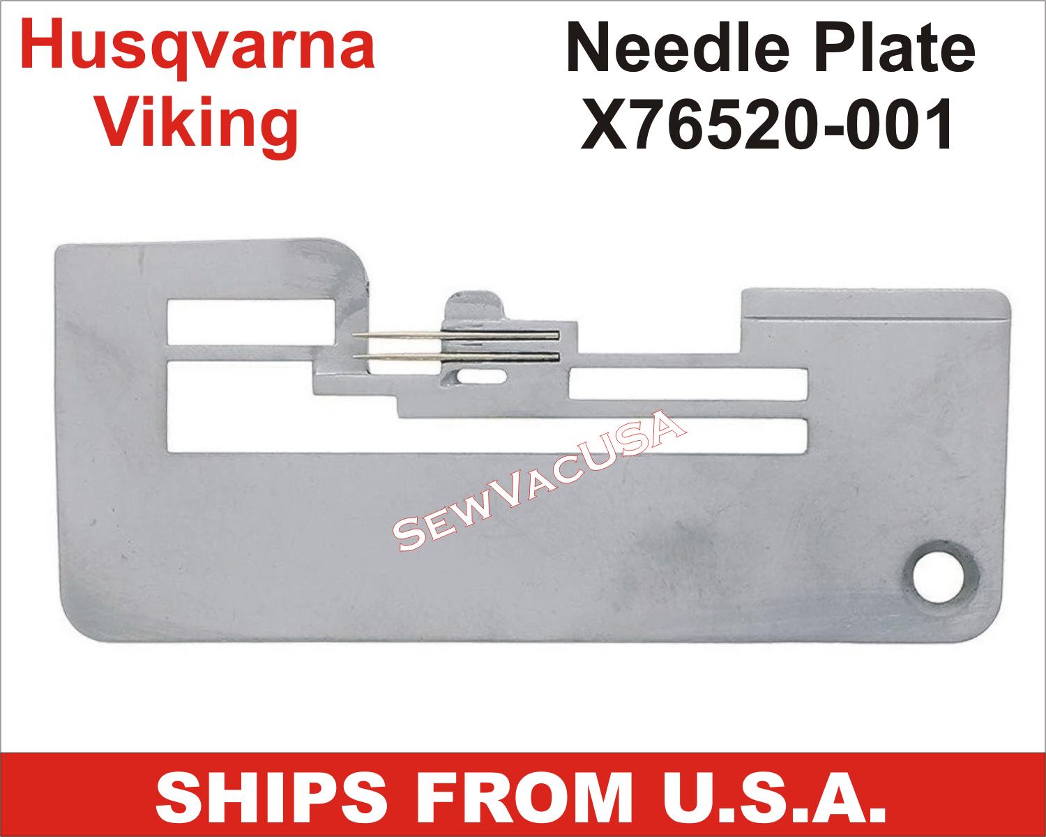 Husqvarna VIKING Needle Plate X76520-001 Fits VIKING Serger Models