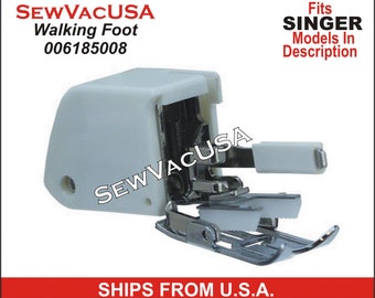 Singer Compatible Walking Foot 006185008 Fits All Low Shank Machines See Description For Model List