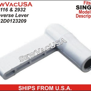 SINGER Reverse Lever G2D0123209 / 416630801 Fits 2932 & 3116 Simple