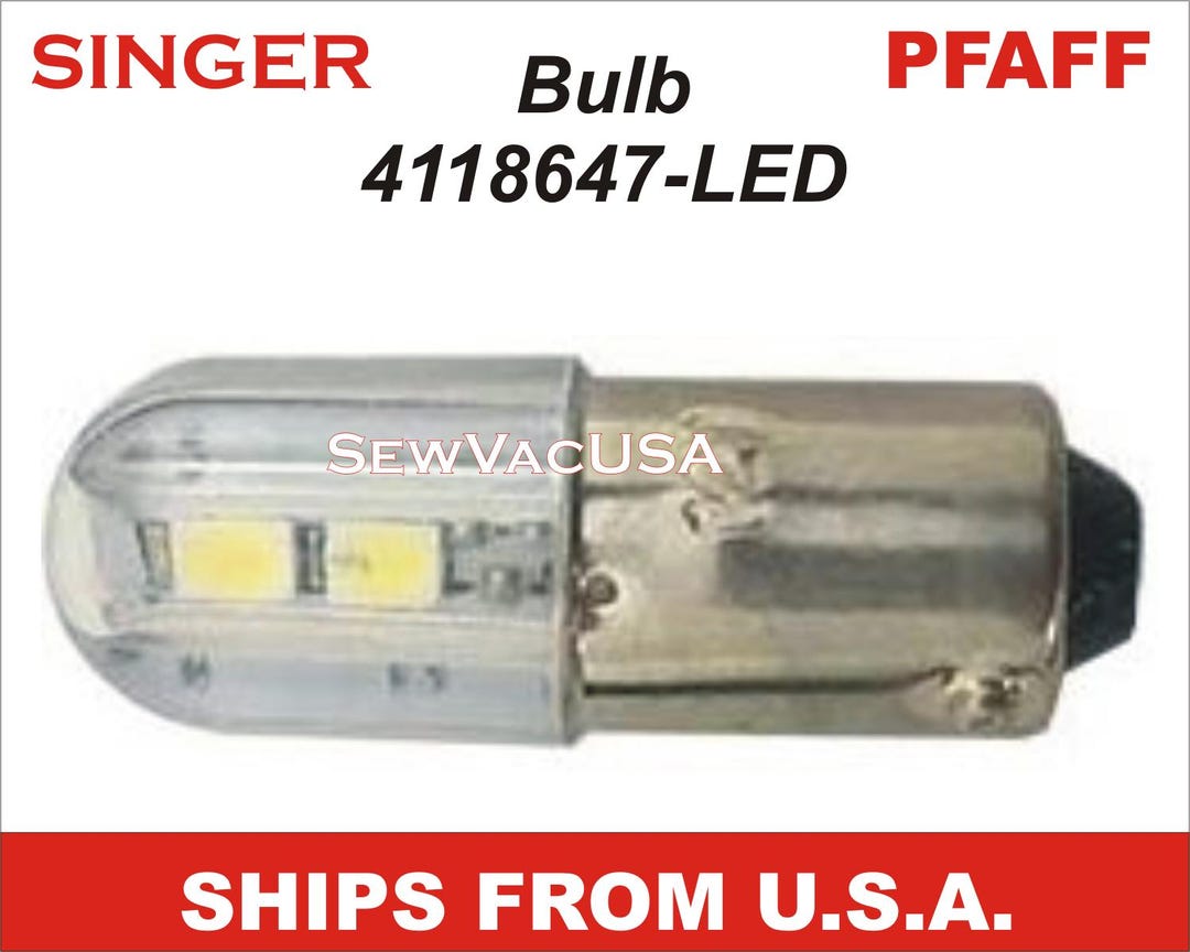 SINGER Quantum LED Light Bulb 4118647-LED Fits Singer & Pfaff See ...