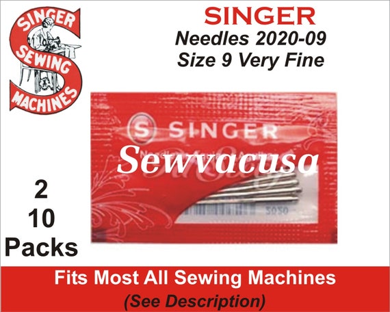 SINGER 10-Pack Universal 2020 Sewing Machine Needles, Size 90/14 